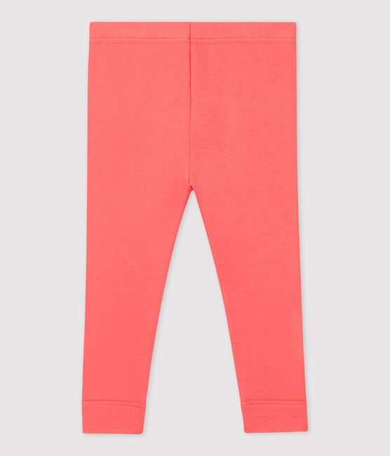 Babies' Cotton Leggings PEACHY orange