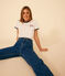 The Straight Paris Cotton T-Shirt for Women AVALANCHE Ecru