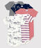 Babies' Short-Sleeved Paris Bodysuit - 5-Pack variante 1