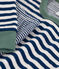 Children's Unisex Pinstriped Tube Knit Pyjamas MEDIEVAL blue/MONTELIMAR