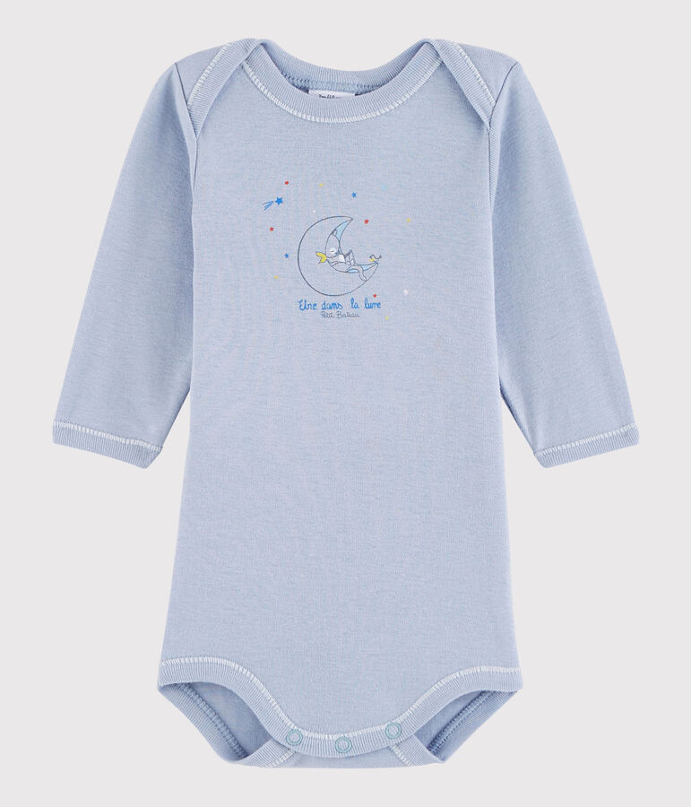 Baby Boys' Long-Sleeved Bodysuit blue