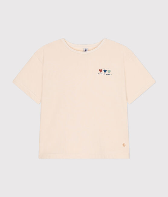 Women's Boxy Cotton T-Shirt AVALANCHE Ecru