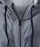 Unisex short windbreaker SMOKING blue/MARSHMALLOW white