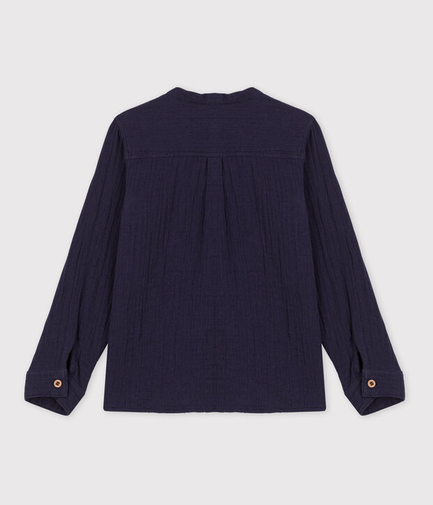 Boys' Cotton Gauze Shirt SMOKING