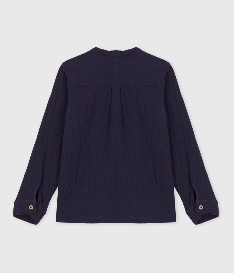 Boys' Cotton Gauze Shirt blue