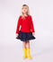 Children's plain cotton skirt SMOKING blue