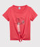 Girls' Short-Sleeved Cotton T-Shirt GROSEILLER
