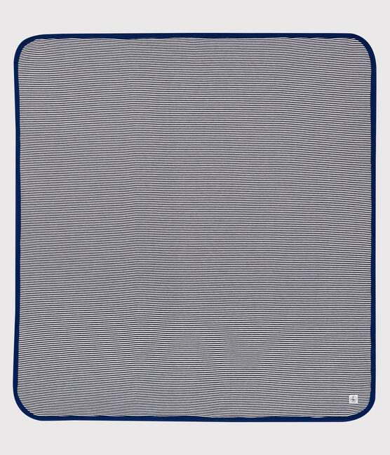 Waveproof Double-Sided Jersey Blanket SMOKING blue/ECUME white
