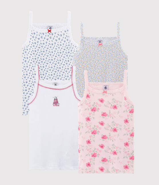 Surprise pack of 4 tops with straps for girls variante 1