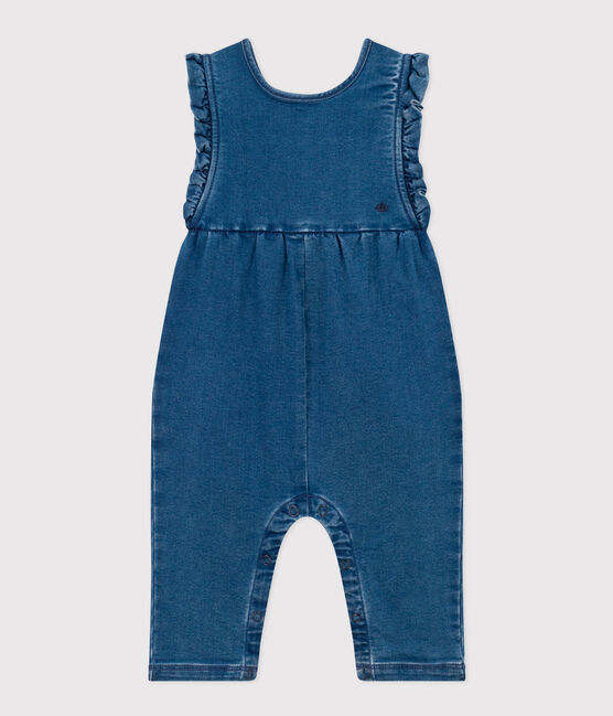 Babies' Denim Jumpsuit JEAN blue