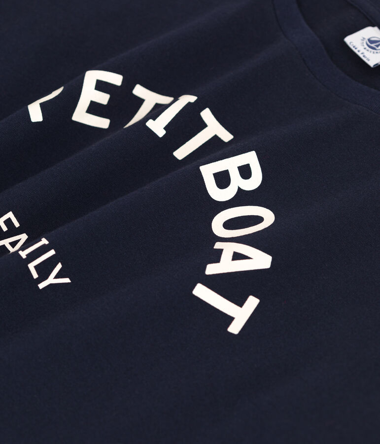 Women's Boxy Cotton T-Shirt SMOKING blue