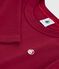Children's long-sleeved plain cotton T-shirt AMARANTE
