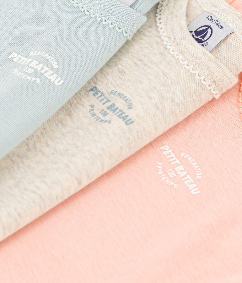 Short-Sleeved 130 Ans Cotton Bodysuits - 3-Pack multicolor