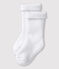 Babies' White Terry Socks ECUME white