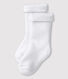 Babies' White Terry Socks