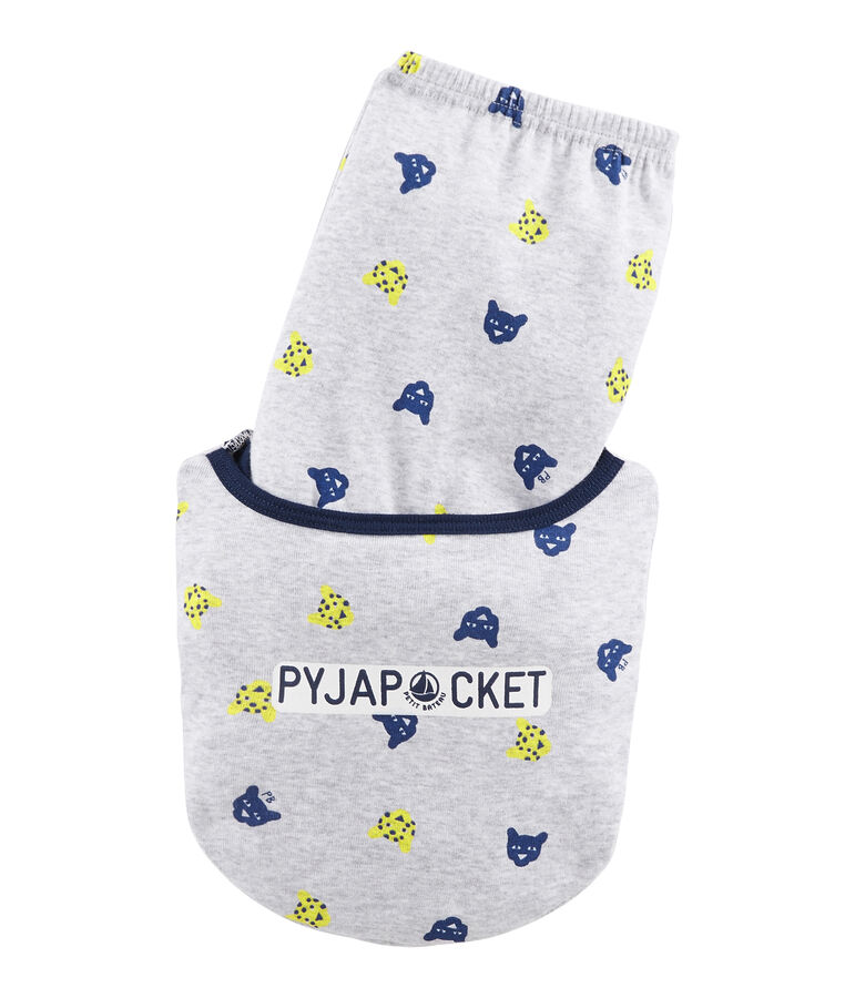 Boys' Ribbed Pyjamas grey/multicolor