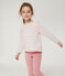 Girl's Sailor Top MARSHMALLOW white/JOLI BRILLANT pink