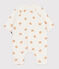 Babies' red panda-print cotton playsuit MILK /MULTICO