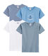 Surprise pack of 4 short-sleeved T-shirts for boys
