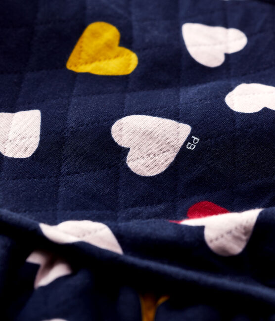 Babies' Quilted Dress SMOKING blue/MULTICO white