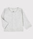 Babies' Organic Cotton 2x2 Rib Knit Cardigan