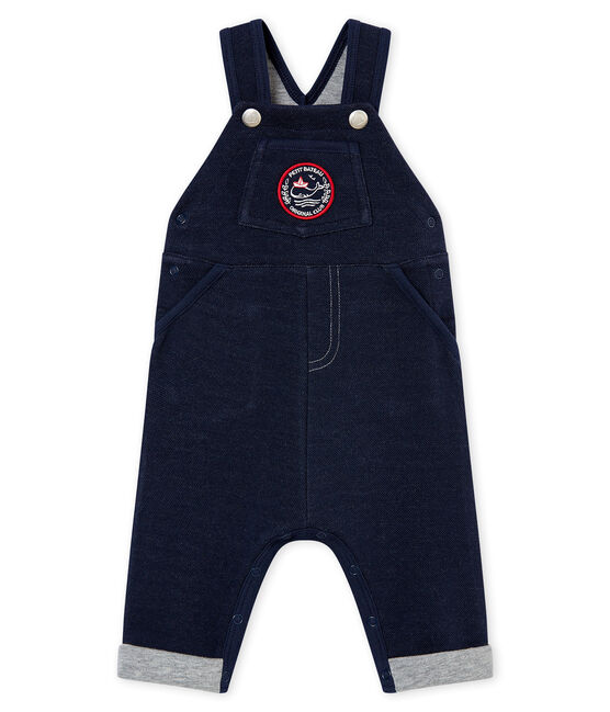 Baby boy's jersey dungarees SMOKING blue