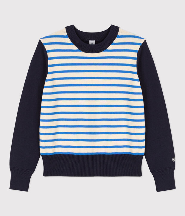 Women's Cotton Breton Top blue/ecru/blue