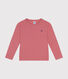 Children's long-sleeved rib knit unisex t-shirt
