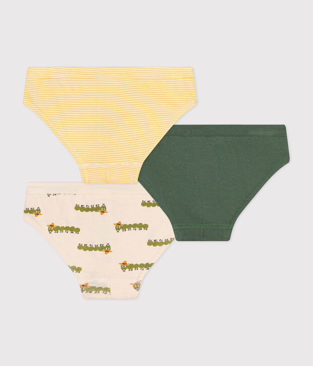 Children's Cotton Centipede Briefs - 3-Pack multicolor