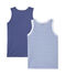 Set of 2 boys' tank tops white