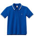 Boys' polo shirt in piqué jersey