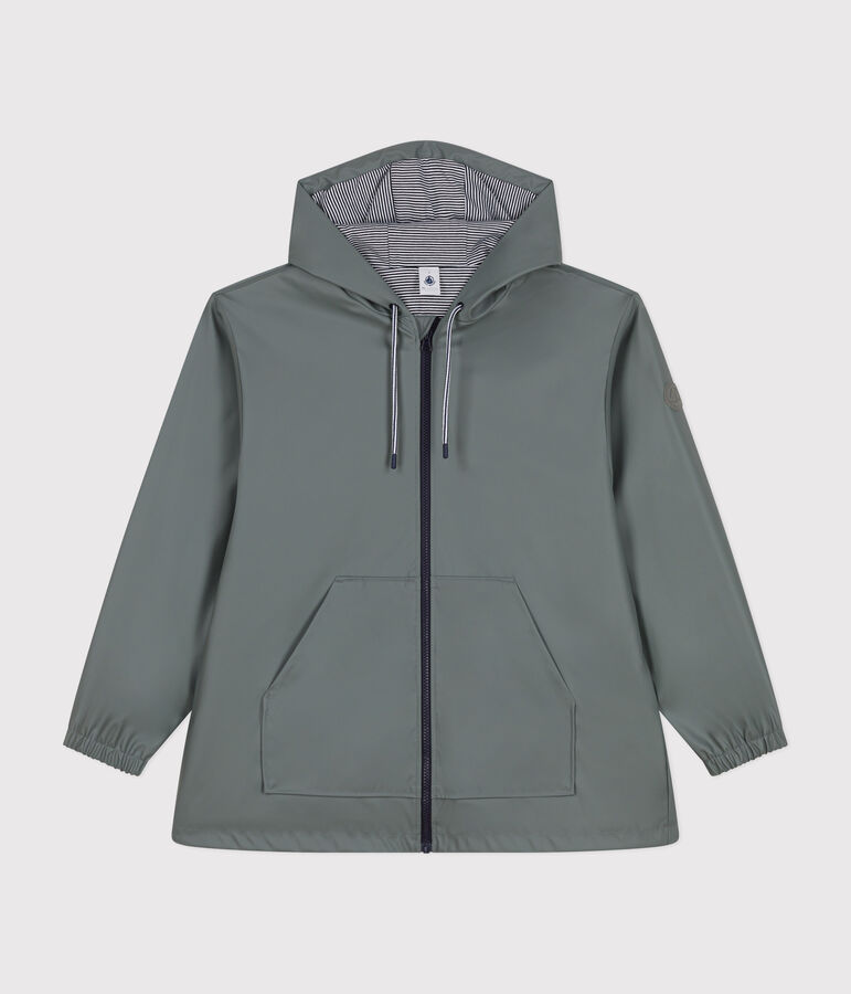 Women's Hooded Raincoat green