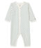 Baby Girls' Footless Sleepsuit MARSHMALLOW white/CONTES CN blue