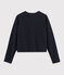 Girls' Wool/Cotton Cardigan SMOKING blue