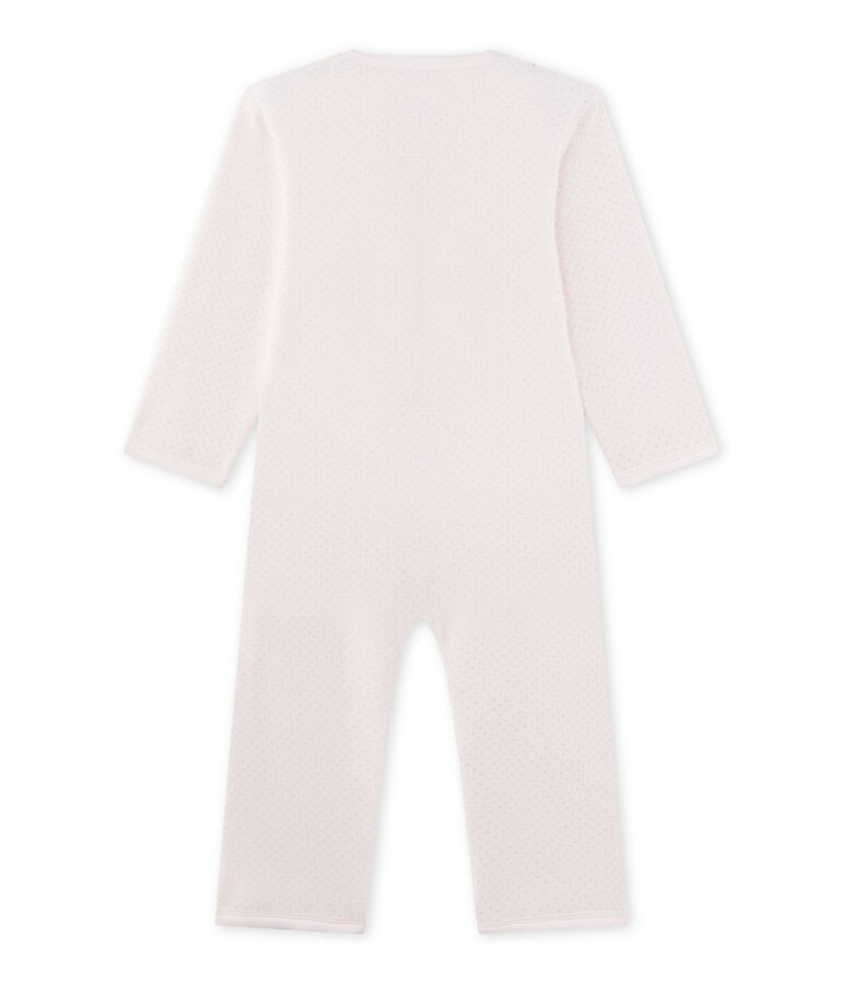 Little girl's onesie pink/grey