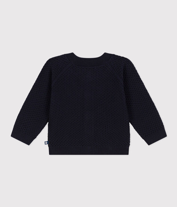 Babies' Knitted Cotton Cardigan SMOKING