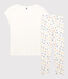 Girls' Sleeveless Cotton Pyjamas