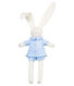 Rabbit in clothing comforter