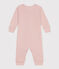 Footless Cotton and Lyocell Sleepsuit SALINE pink