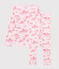 Girls' Toile de Jouy Paris Cotton Pyjamas FLEUR pink/GROSEILLER pink
