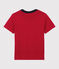 Boys' Short-Sleeved Cotton T-Shirt TERKUIT red