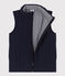 Children's unisex tube knit bodywarmer SMOKING blue