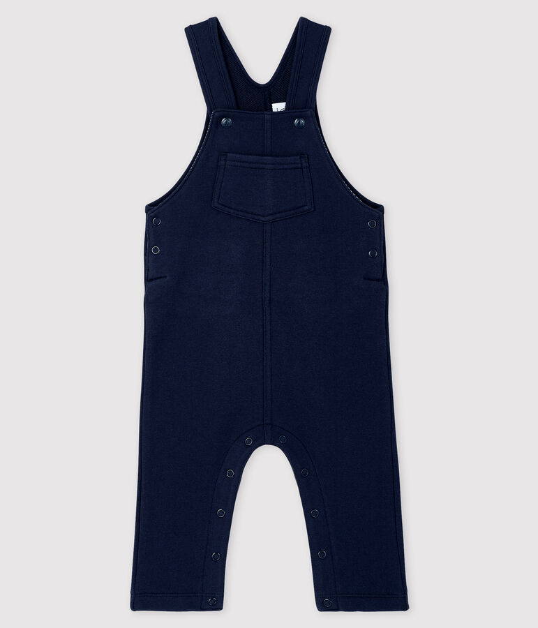 Baby Boys' Long Fleece Dungarees blue