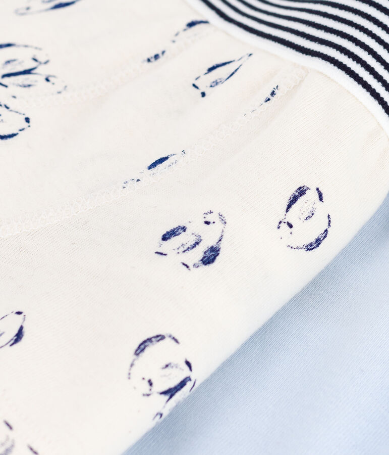 Pack of children's penguin-print cotton boxers multicolor