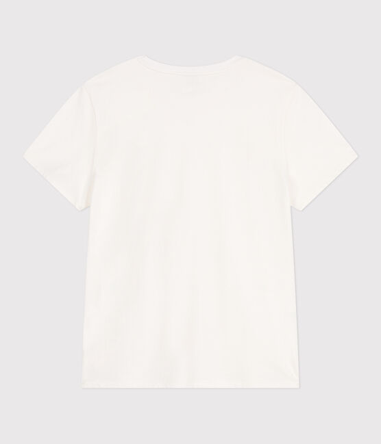 Women's The Straight cotton T-Shirt MARSHMALLOW white