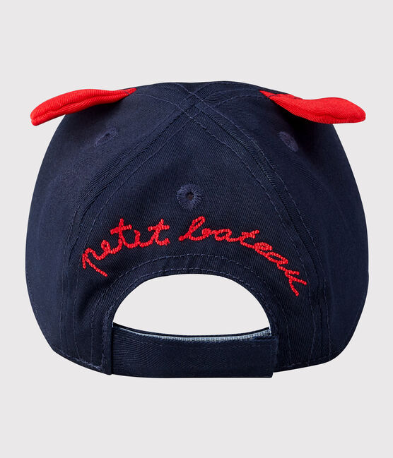 Cap for baby boys SMOKING blue