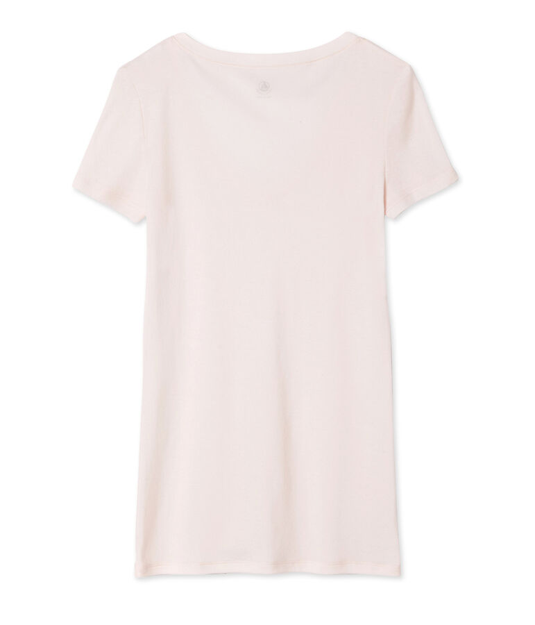 Women's Short-Sleeved V-Neck T-Shirt pink