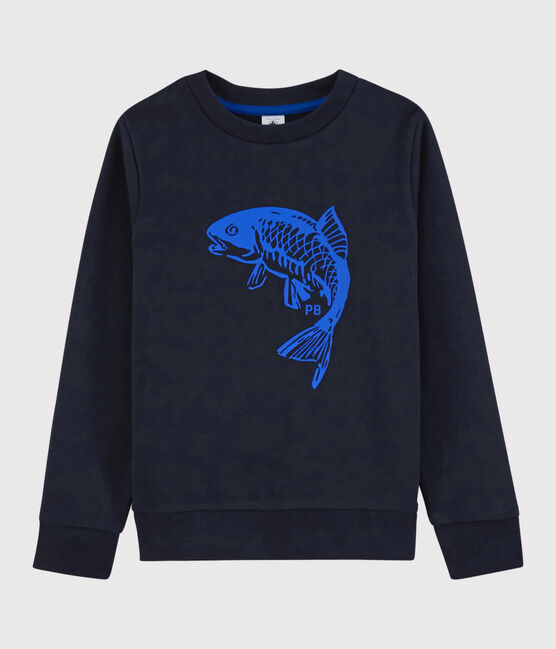 Boys' Fleece Sweatshirt SMOKING blue