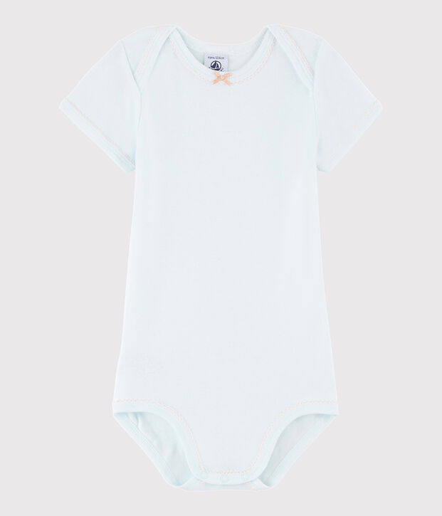 Baby Girls' Short-Sleeved Bodysuit blue
