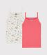 Girls' Floral Print Strappy Tops